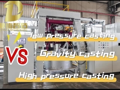 Máy đúc kim loại nén áp suất khí với công suất lò 1800KG