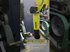 Máy mài rô-bốt 4000mm với 2 máy mài và 4 đai cát