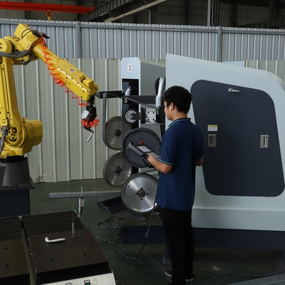 Máy robot tự động để mài và đánh bóng Hệ thống chính xác vật liệu kim loại và tổng hợp