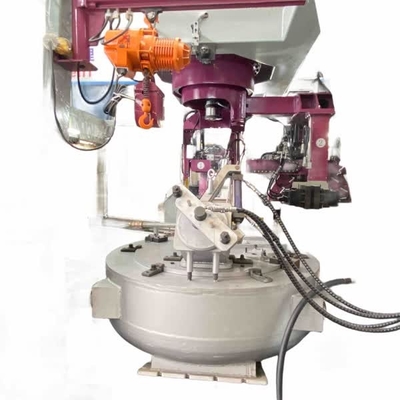 Máy đúc kim loại nén áp suất khí với công suất lò 1800KG
