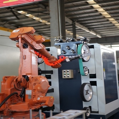 Hệ thống đánh bóng dây đai dây đai đa bánh công nghiệp tự động cho tay cầm cửa đồ nội thất phụ tùng ô tô với tiết kiệm lao động