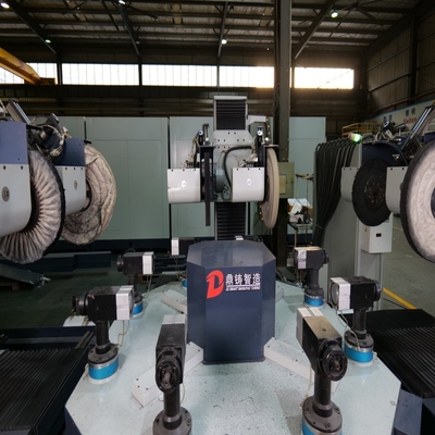 Máy đánh bóng CNC cho bánh xe nhôm với bù điều phối tự động và bù tốc độ tuyến tính
