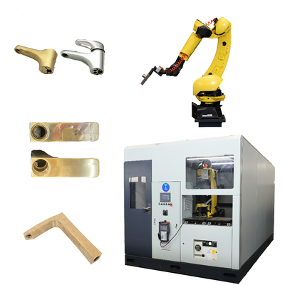 Máy đánh bóng tự động robot đa chức năng cho vòi nước bánh xe van phần cứng đúc nhà sản xuất