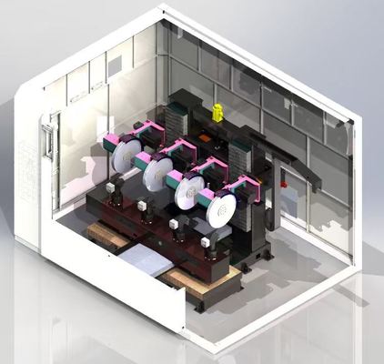 Hệ thống đánh bóng tự động độ chính xác cao, Dùng cho máy đánh bóng CNC của các loại ống cong khác nhau