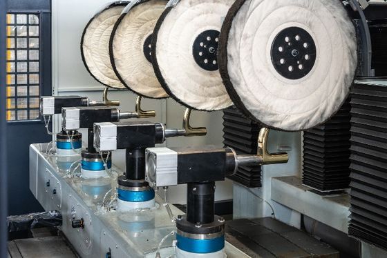 máy đánh bóng rô bốt Máy đánh bóng băng ghế dài bằng kim loại tự động CNC để đánh bóng Tay nắm cửa nhà vệ sinh