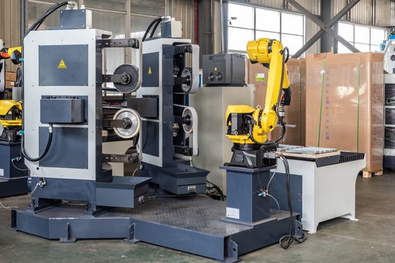 Máy đánh bóng CNC bề mặt bằng rô bốt hiệu quả cao 380v cho các bộ phận kim loại